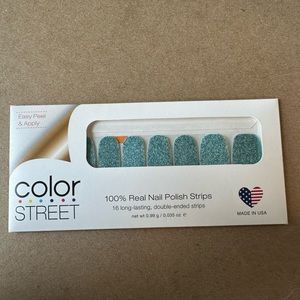 New in package! Colorstreet nail polish strips-Blue Lagoon